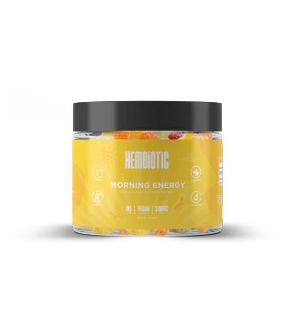 Hembiotic 500mg Functional CBD Gummy Bears - 100g