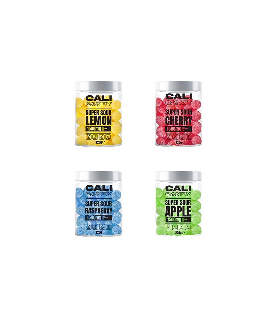 CALI CANDY MAX 1500mg Full Spectrum CBD Vegan Sweets  - 10 Flavours