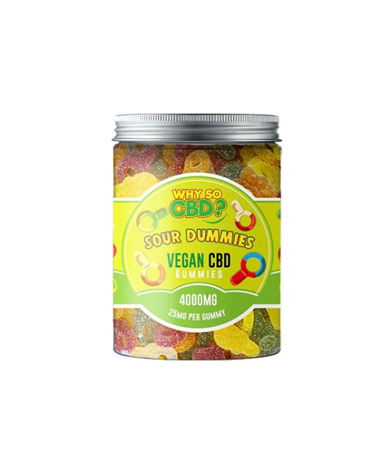 Why So CBD? 4000mg Broad Spectrum CBD Large Vegan Gummies - 11 Flavours