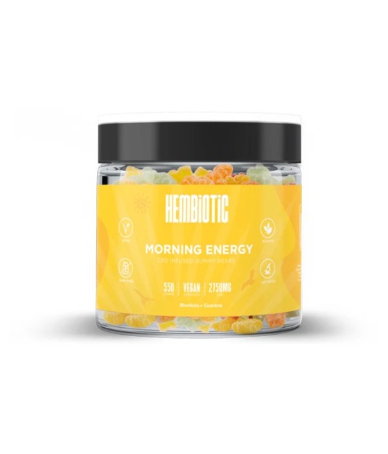 Hembiotic 2750mg Bulk Functional CBD Gummy Bears - 550g