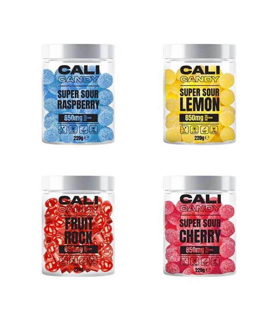 CALI CANDY 850mg Full Spectrum CBD Vegan Sweets (Small) - 10 Flavours