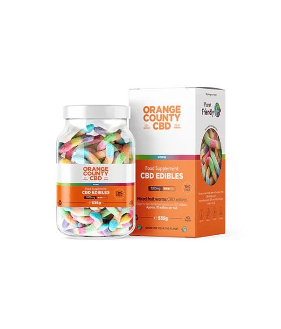 Orange County CBD 3200mg Gummies - Large Pack