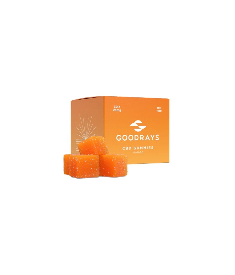 Goodrays 750mg CBD Gummies - 30 Pieces