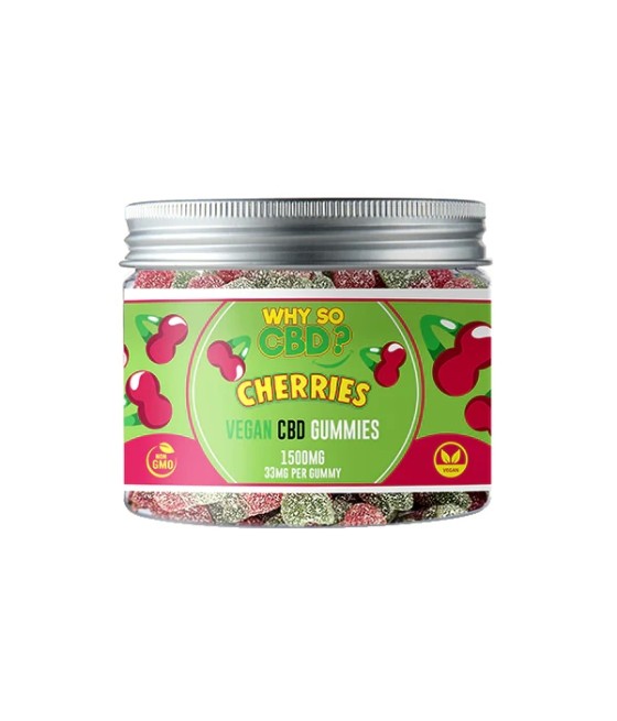 Why So CBD? 1500mg Broad Spectrum CBD Small Vegan Gummies - 11 Flavours