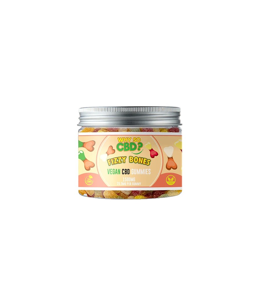 Why So CBD? 1500mg Broad Spectrum CBD Small Vegan Gummies - 11 Flavours