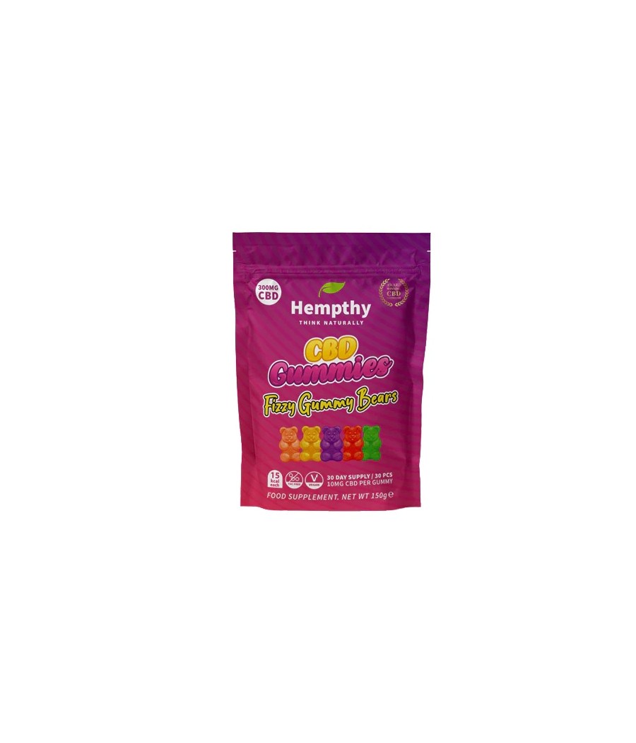Hempthy 300mg CBD Gummies 30 Ct Pouch