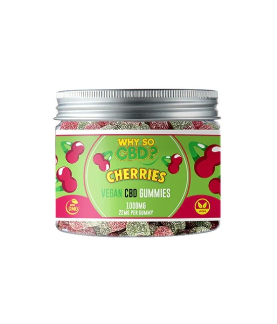 Why So CBD? 1000mg Broad Spectrum CBD Small Vegan Gummies - 11 Flavours