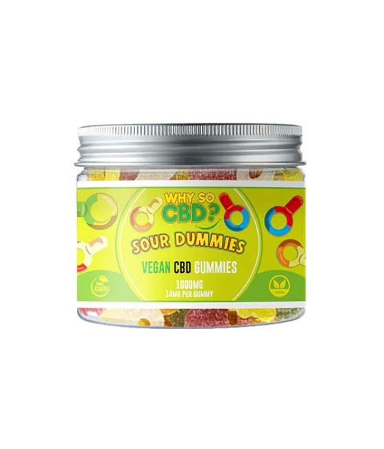 Why So CBD? 1000mg Broad Spectrum CBD Small Vegan Gummies - 11 Flavours