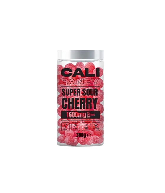 CALI CANDY 1600mg Full Spectrum CBD Vegan Sweets (Large) - 10 Flavours