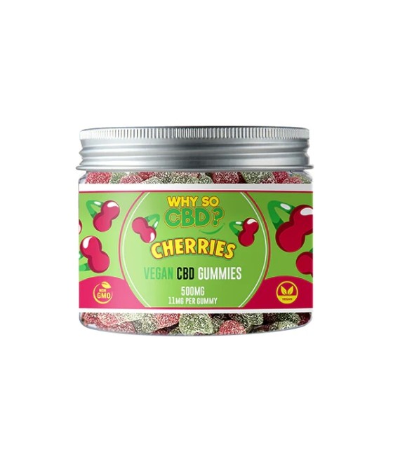Why So CBD? 500mg Broad Spectrum CBD Small Vegan Gummies - 11 Flavours