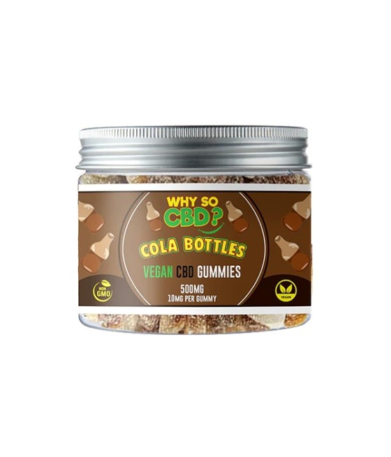 Why So CBD? 500mg Broad Spectrum CBD Small Vegan Gummies - 11 Flavours