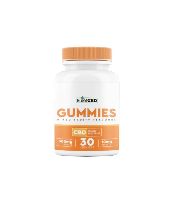 Bullet CBD 300mg Broad Spectrum CBD Gummies - 30 Pieces