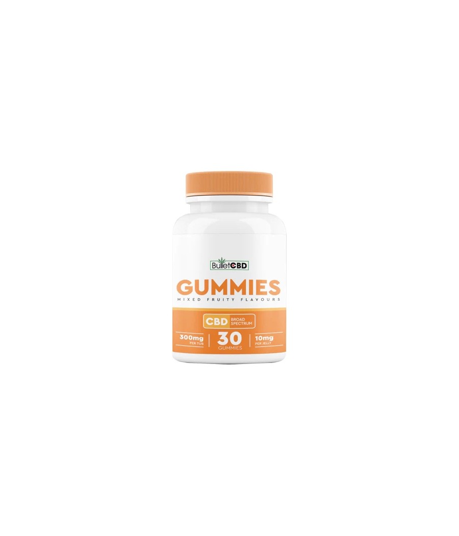 Bullet CBD 300mg Broad Spectrum CBD Gummies - 30 Pieces