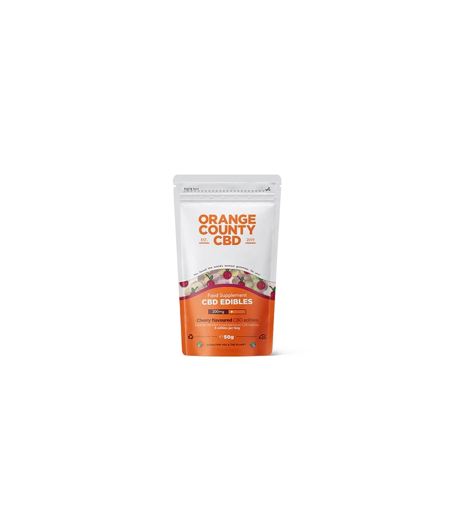 Orange County CBD 200mg Gummy Cherries - Grab Bag