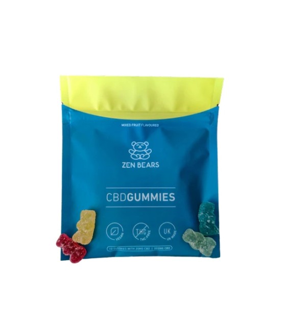 ZenBears 200mg CBD Gummies - 50g