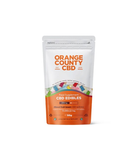 Orange County CBD 200mg Gummy Bears - Grab Bag