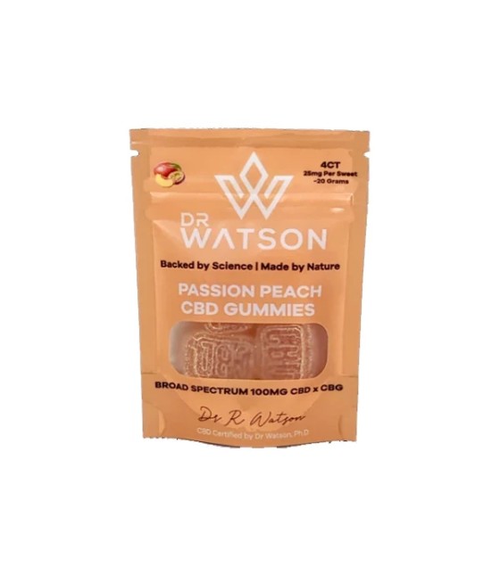 Dr Watson 100mg CBD Hemp Gummies Pack of 4
