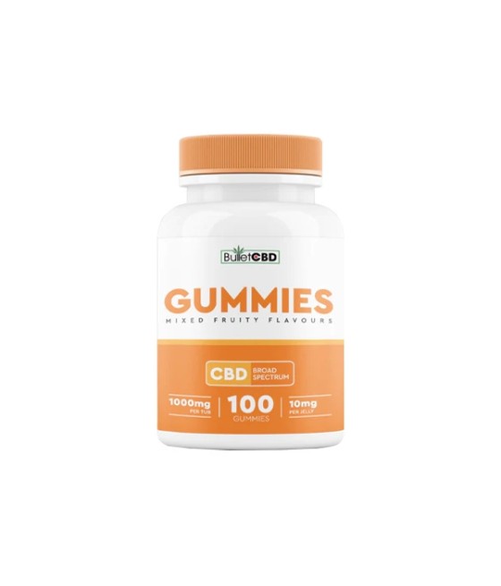Bullet CBD 1000mg Broad Spectrum CBD Gummies - 100 Pieces
