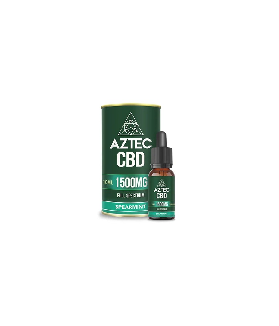 Aztec CBD Full Spectrum Hemp Oil 1500mg CBD 10ml