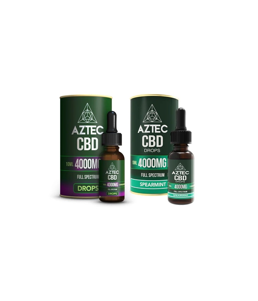 Aztec CBD Full Spectrum Hemp Oil 4000mg CBD 10ml