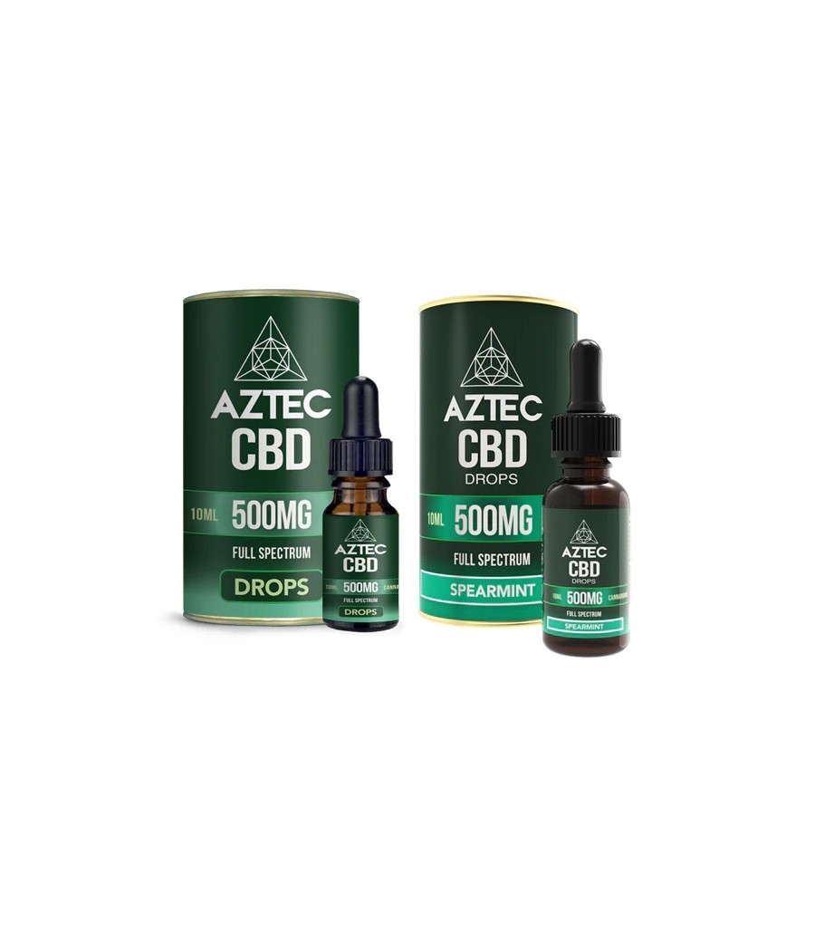 Aztec CBD Full Spectrum Hemp Oil 500mg CBD 10ml