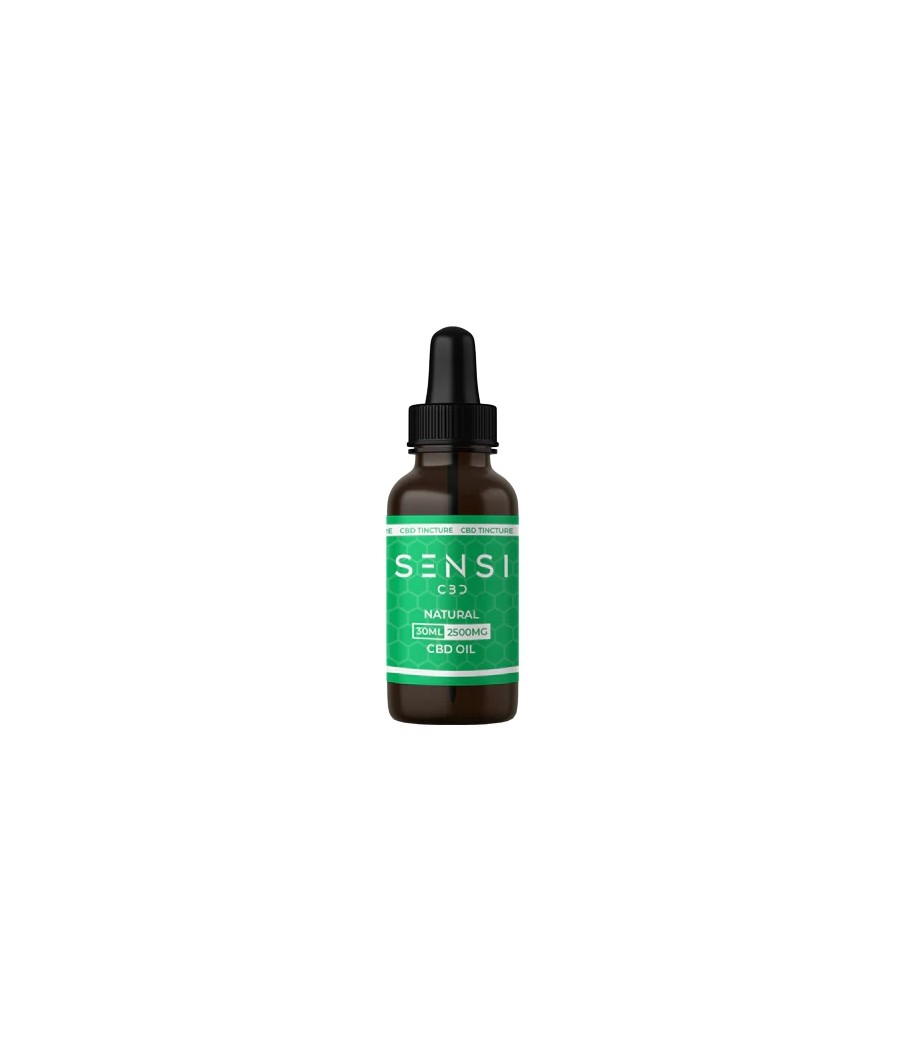 Sensi CBD 2500mg CBD Broad-Spectrum Tincture Oil 30ml (BUY 1 GET 1 FREE)