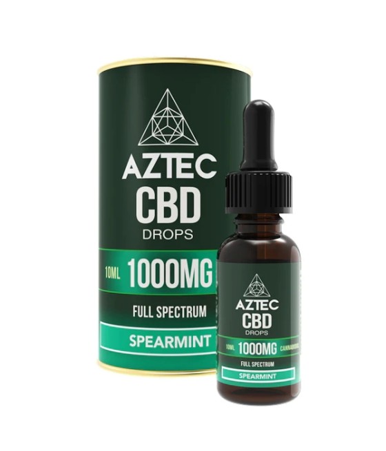 Aztec CBD Full Spectrum Hemp Oil 1000mg CBD 10ml