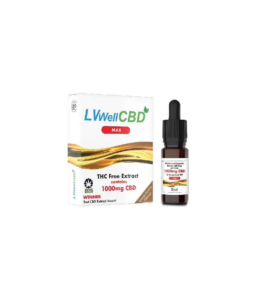 Buy 1000mg 10ml Max Hemp Seed Oil | LVWell CBD