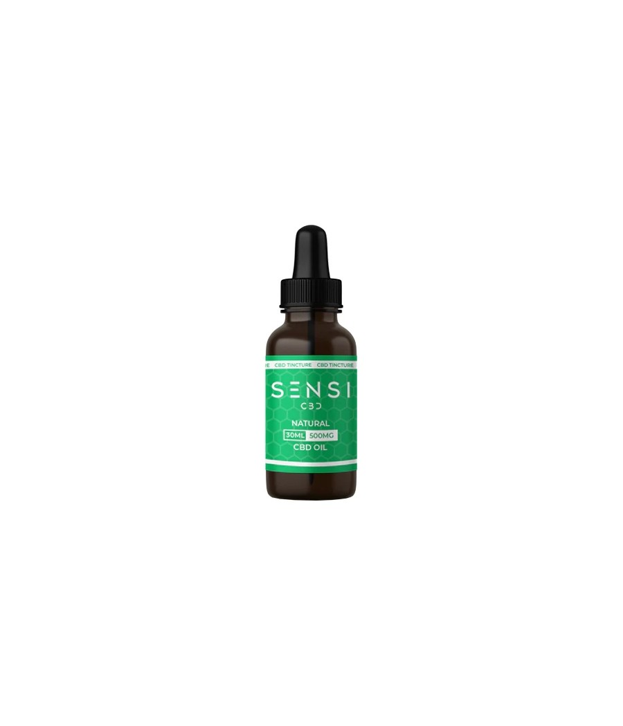 Sensi CBD 500mg CBD Broad-Spectrum Tincture Oil 30ml (BUY 1 GET 1 FREE)