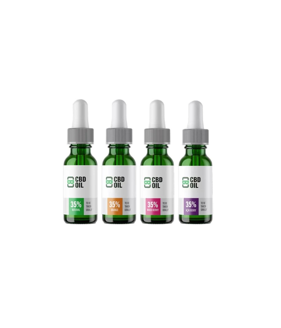 CBD Asylum 35% 3500mg CBD Oil 10ml (BUY 1 GET 2 FREE)