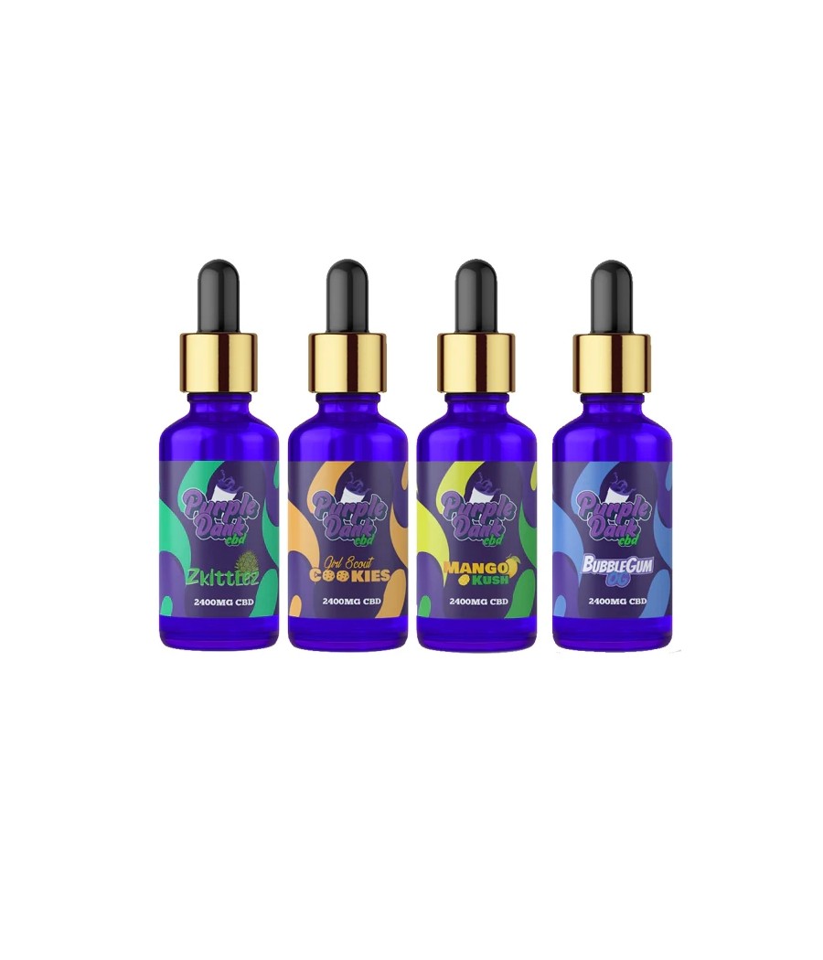 Purple Dank CBD 2400mg Terpene Flavoured Full-Spectrum CBD Oil 30ml (BUY 1 GET 1 FREE)