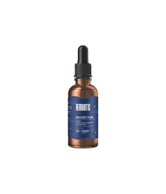 Hembiotic 5000mg Broad-Spectrum Bulk Functional CBD Oil - 50ml