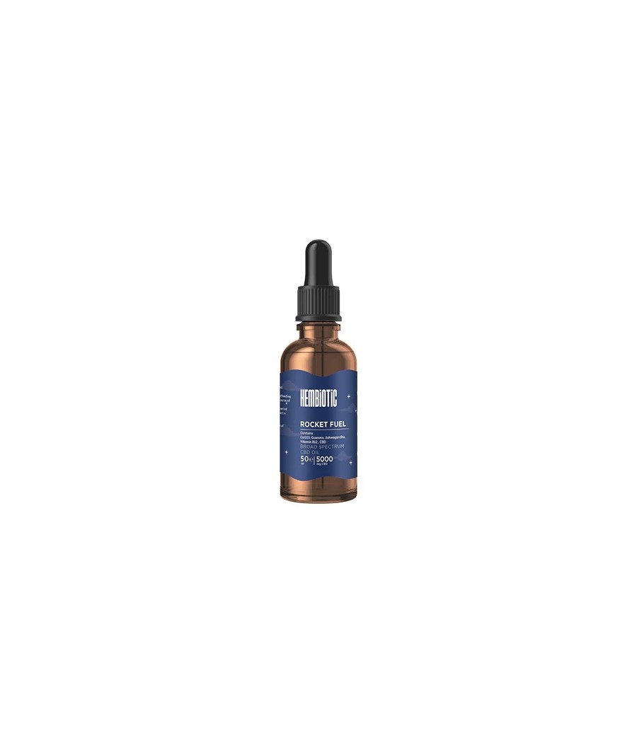 Hembiotic 5000mg Broad-Spectrum Bulk Functional CBD Oil - 50ml