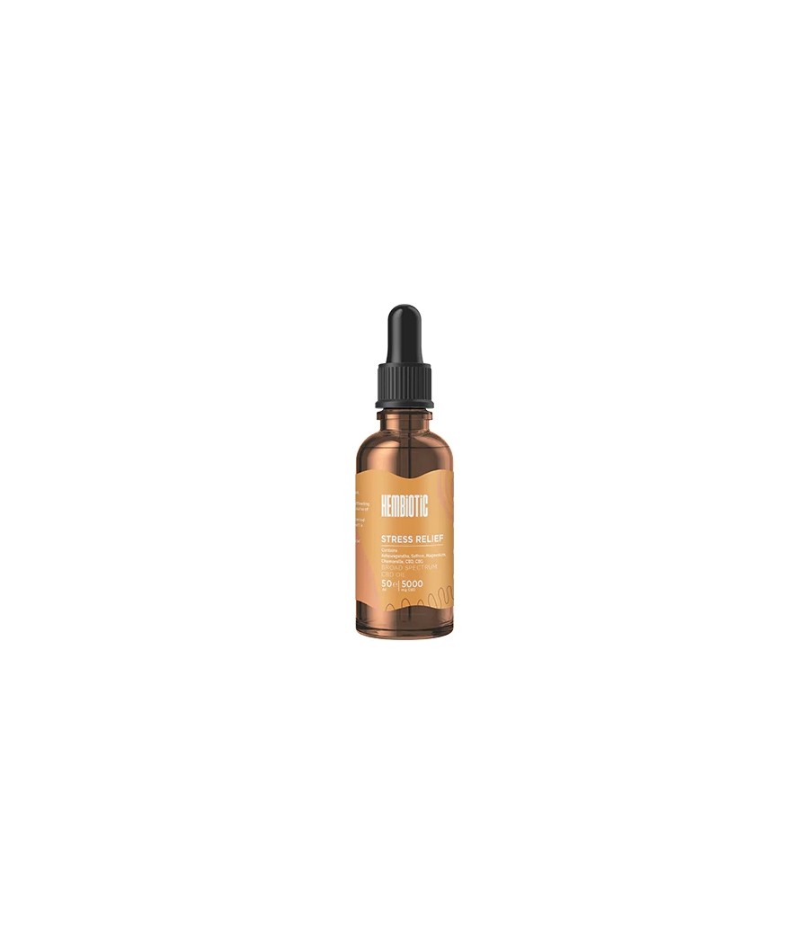 Hembiotic 5000mg Broad-Spectrum Bulk Functional CBD Oil - 50ml