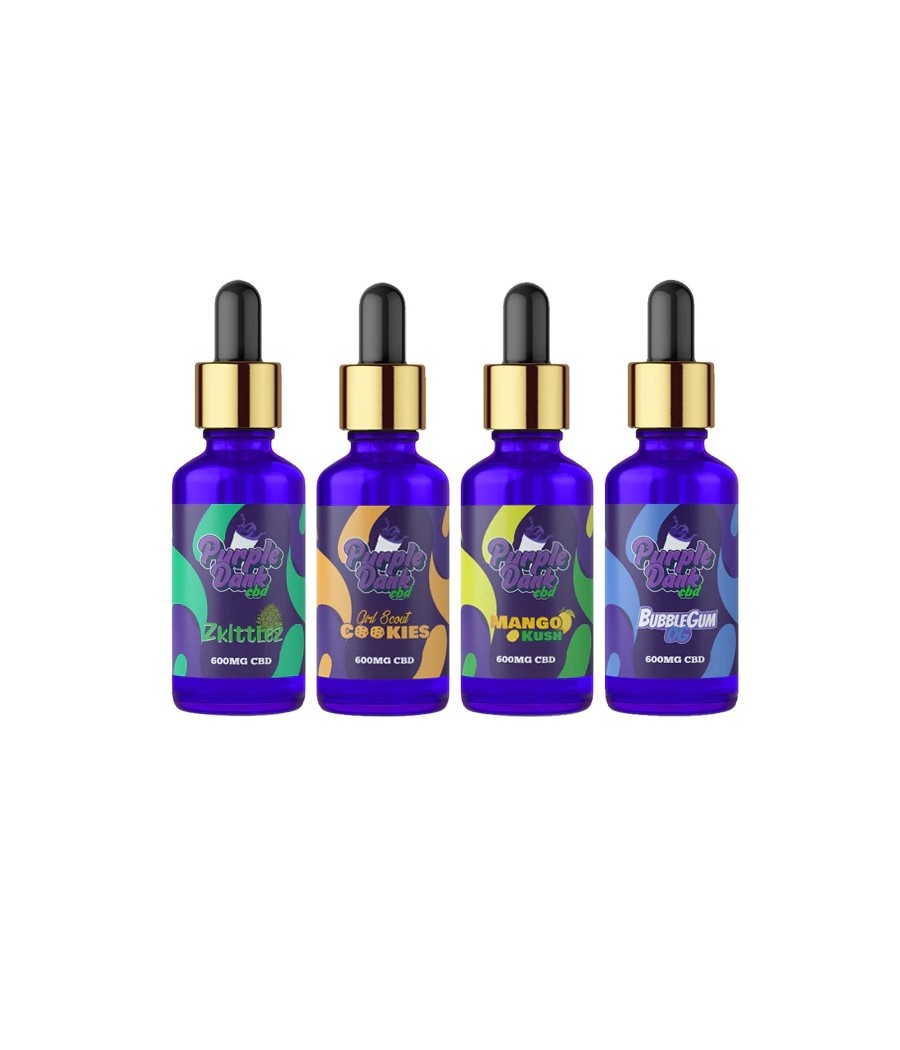 Purple Dank CBD 600mg Terpene Flavoured Full-Spectrum CBD Oil 30ml (BUY 1 GET 1 FREE)