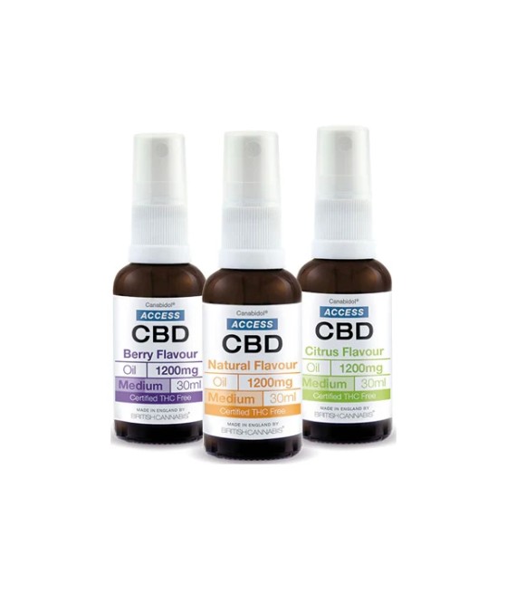 Access CBD 1200mg CBD Broad Spectrum Oil 30ml