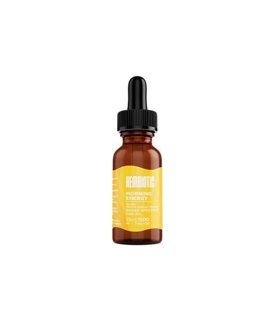 Hembiotic 1500mg Broad-Spectrum Functional CBD Oil - 15ml
