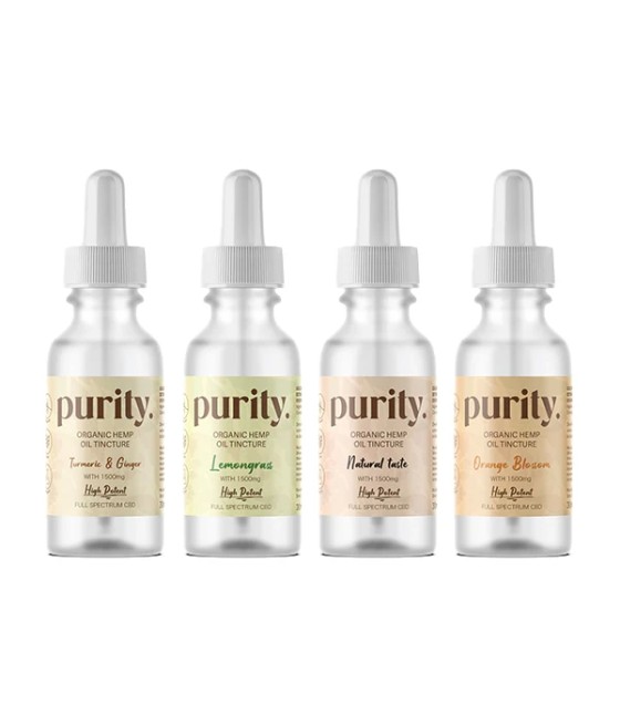 Purity 1500mg Full-Spectrum High Potency CBD Hemp Oil 30ml