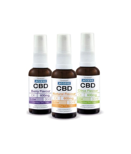 Access CBD 600mg CBD Broad Spectrum Oil Mixed 30ml