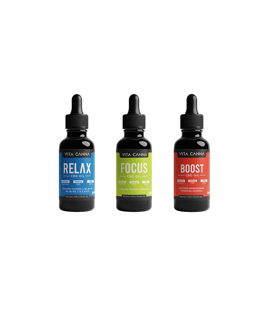 Vita Canna 700mg Broad Spectrum Functional CBD C8 MCT Oil  - 30ml