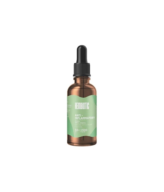 Hembiotic 2500mg Broad-Spectrum Bulk Functional CBD Oil - 50ml