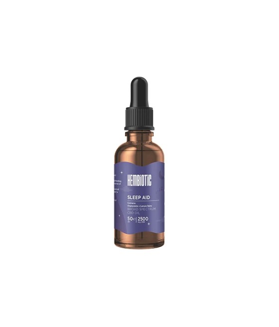 Hembiotic 2500mg Broad-Spectrum Bulk Functional CBD Oil - 50ml