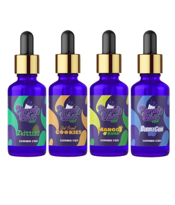 Purple Dank CBD 1200mg Terpene Flavoured Full-Spectrum CBD Oil 30ml (BUY 1 GET 1 FREE)