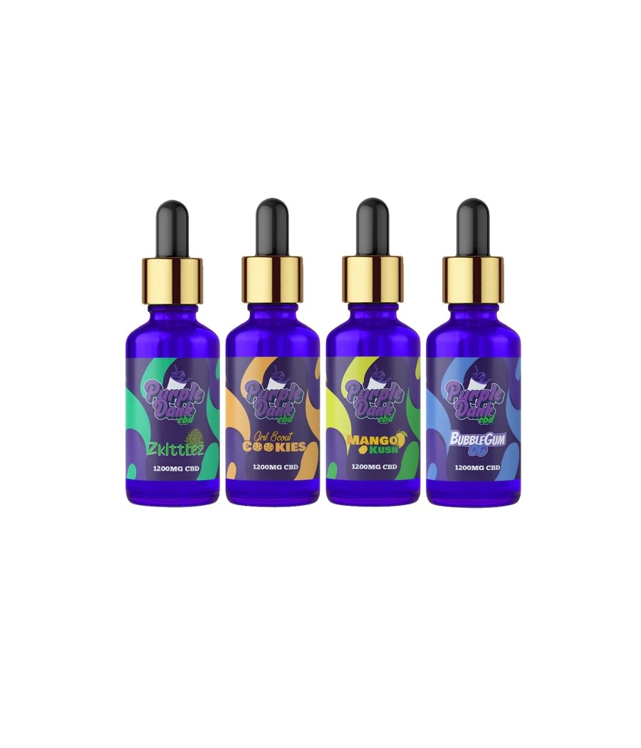 Purple Dank CBD 1200mg Terpene Flavoured Full-Spectrum CBD Oil 30ml (BUY 1 GET 1 FREE)