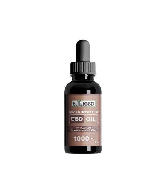 Bullet CBD 1000mg Broad Spectrum CBD Oil - 30ml