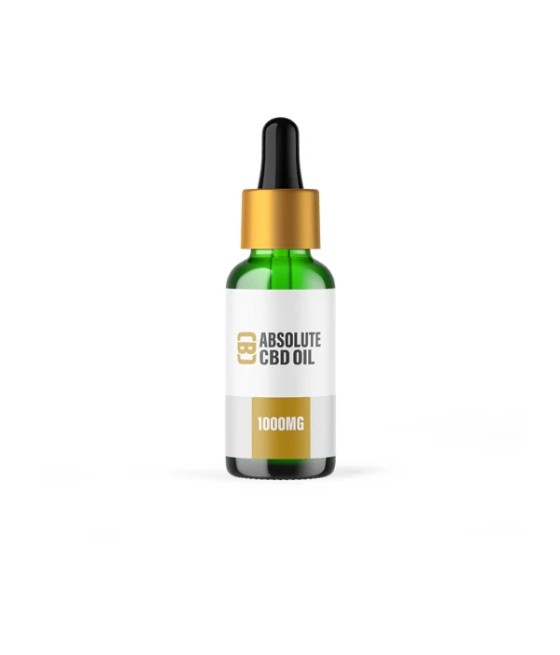 CBD Asylum 1000mg Absolute CBD Oil 20ml (BUY 1 GET 2 FREE)