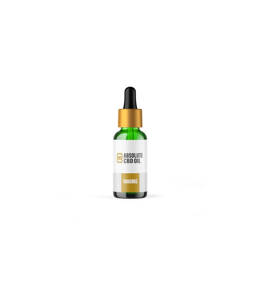 CBD Asylum 1000mg Absolute CBD Oil 20ml (BUY 1 GET 2 FREE)