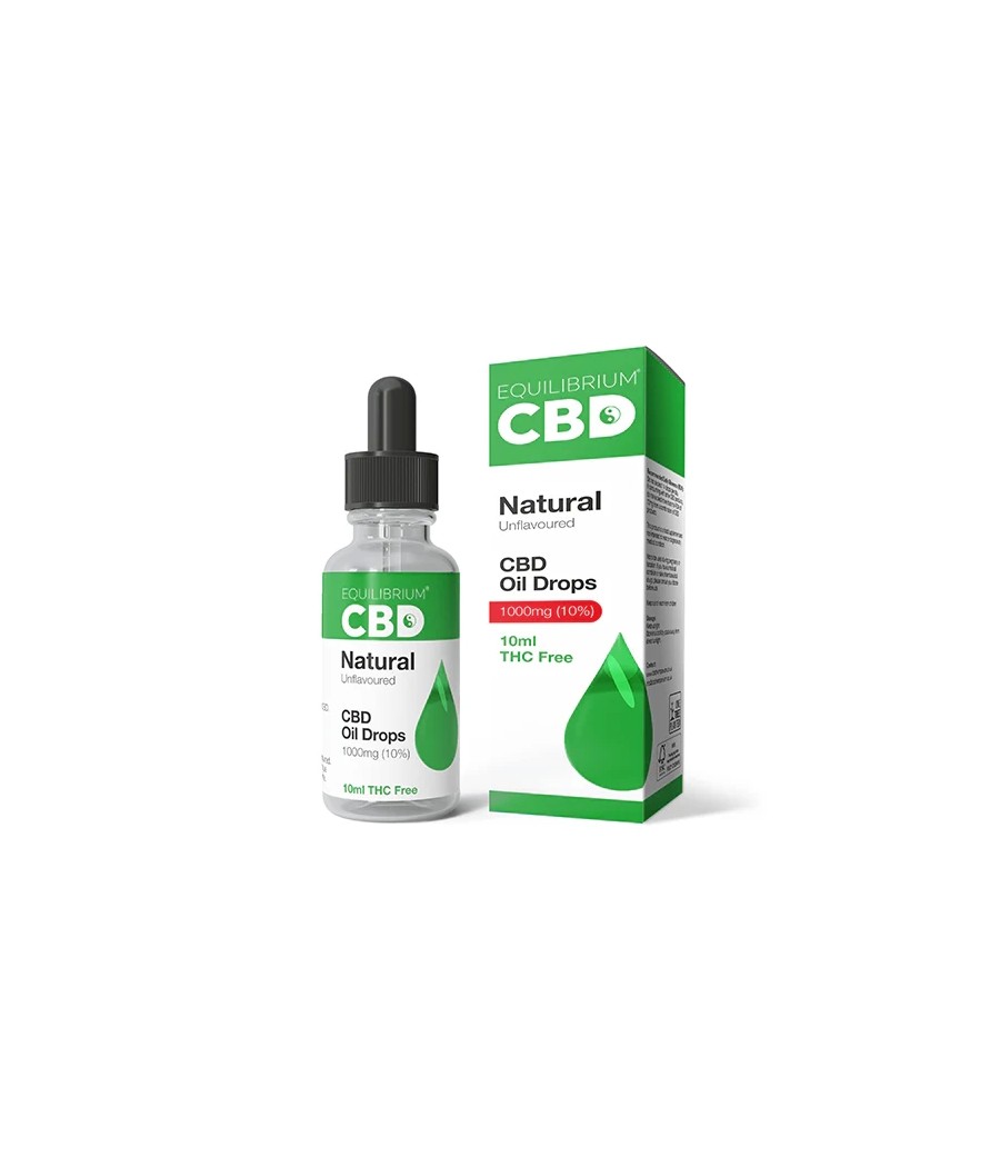 1000mg Equilibrium CBD Oil 10ml - Natural Flavour