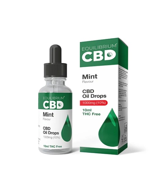 1000mg Equilibrium CBD Oil 10ml - Mint Flavour