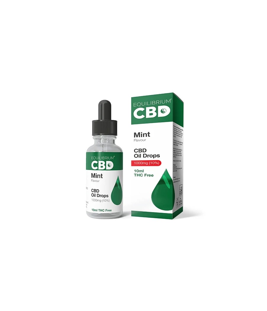 1000mg Equilibrium CBD Oil 10ml - Mint Flavour